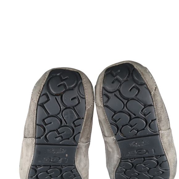 Ugg Shoes Mens 10 Ascot Slipper Wool Leather Loafer Rubber Sole Slip On Casual - Picture 10 of 12